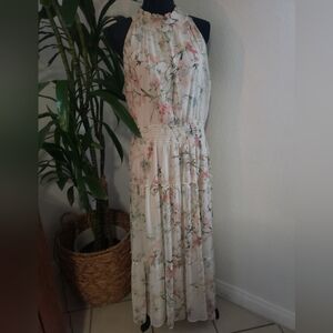 Taylor Floral Halter Maxi Dress